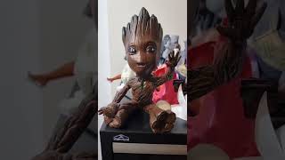 Medium-Size Groot Painted with Acrylics | #gotg  #marvel  #3dprinting