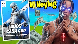 W Keying The Pros In Duo Cash Cup... (Fortnite Competitive)