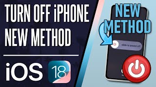 The NEW Way to Turn Off Your iPhone in iOS 18 (NEW METHOD)