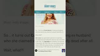 Carol Baskin’s Dead Husband Actually Alive -The Bobby Bones Show  #CarolBaskin #TigerKing #Savage