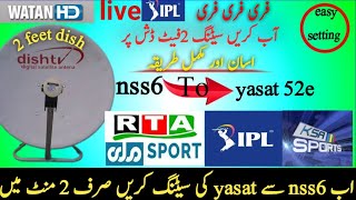 How to watch Tataplay IPL for free on 2 feet dish | IPL 2024 | broadcast dish channel |