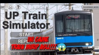 main game UP TRAIN SIMULATOR.. mirip asli dijepang!!!