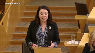 Monica Lennon MSP - Members Business Scottish Government Declines Help of Mesh Expert 050319