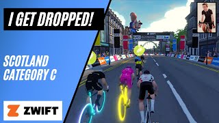 I Attacked Early and Then Suffered on the Glasgow Crit Circuit! // Zwift Points Racing // Cat C