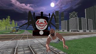 Franklin Fight Horror Thomas Train - INDIAN BIKES DRIVING 3D