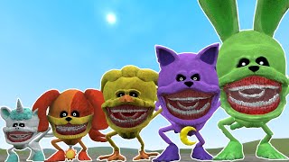 NEW Poppy Playtime Smiling Critters Tapes VS All Sonic Tapes In Garry's Mod