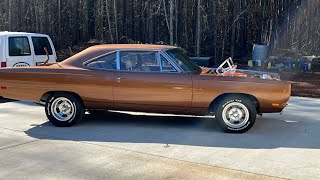 1969 Plymouth Roadrunner Cold Start And Paint Reveal!