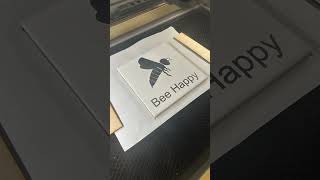 Norton Method:  Laser Engrave Tile (30 mm/s, 60% pwr, Gweike RF laser)