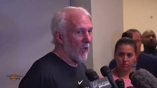 Coach Pop's GOT JOKES! Interview on Kawhi, Parker, & Ginobili