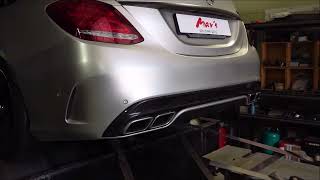 2017 Mercedes-AMG W205 C63 S mar's ECU Pop Sound Tune Test!