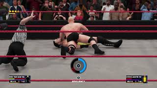 WWE 2K18_ WWF RAW is WAR 2001 WWF vs. ECW Rob Van Dam vs. Steve Austin