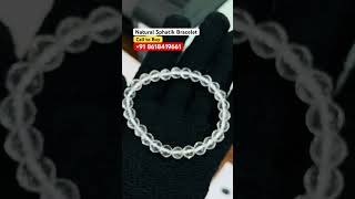 Diamond cut sphatik bracelet