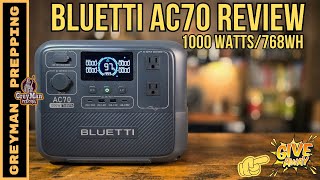 BLUETTI AC70 Solar Power Station