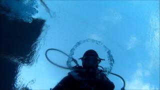 Blowing bubble rings at the Eglisee with the TCD