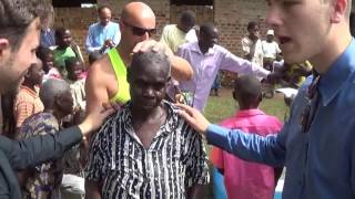 Baptism in water in Uganda