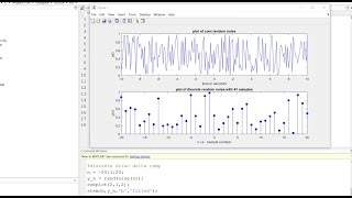 Generate Continuous and Discrete  Random Noise in Matlab - Signal processing