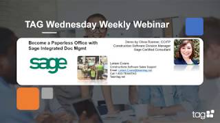 How-To Become a Paperless Office with Sage Integrated Document Management