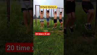 six pack workout #sixpack #6_pack #agniveer #shorts #ytshorts #aakashkeveer