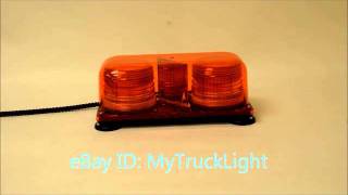 Mini Strobe Light Bar 12-24V VDC Magnetic Mount