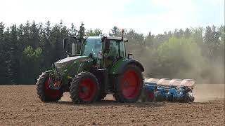 Fendt 724 mit Monosem am Maissäen