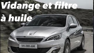 Peugeot 308 BleuHdi 1.6 - Vindange & changement de filtre Part. 1