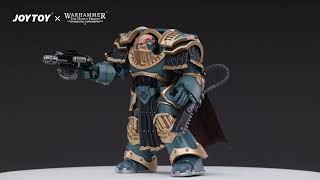 JOYTOY Warhammer The Horus Heresy Sons of Horus Legion Praetor in Cataphractii Terminator Armour