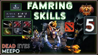 MEEPO TECHNICAL  FARMING SKILLS 2 /poof build /BEST MEEPO GAMEPLAY /new strategic farming  #abed #5