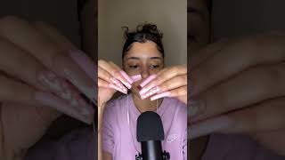 Nail ASMR | #asmr #newasmrtist #tryingasmr #nailasmr #nailtapping #mouthsounds #asmrsounds