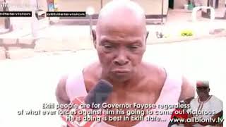 Fayose Is Developing Ekiti With His Personal Money - Aged Mother Cries Out