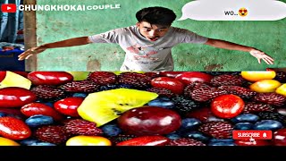 Plum(theikha)🍒🍒Mukbang challenge 1k celebration #chungkhokai kuki couple