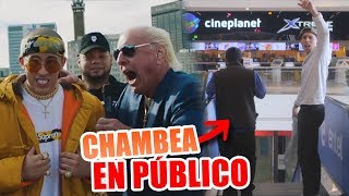 CANTO EN PÚBLICO - BAD BUNNY - CHAMBEA