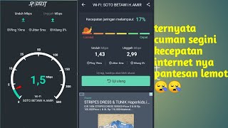 cara mengetahui kecepatan internet WiFi