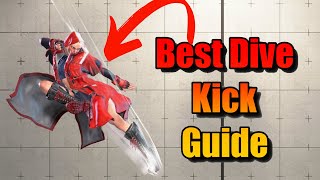 How To use cammy dive kick properly in street fighter 6 beginner guide.