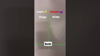 Angels 😇| Demons👿 | Both 😈| #zodiacsigns ♓♋♐♌♎♏♒♉⛎♑♊♈♍