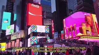 LED display advertising is far more than traditional advertising and is a modern part of the city.