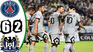 PSG vs vs Gamba Osaka 6-2 All Goals Highlights 25th july 2022