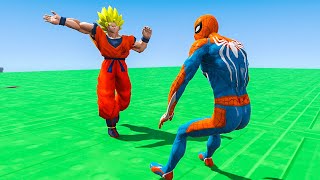 GOKU Epic Ragdoll Physics Jumps and Funny Fails in GTA V #shorts #gtav #shortsfeed