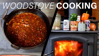 Quick Camp Chili On The Wood Stove