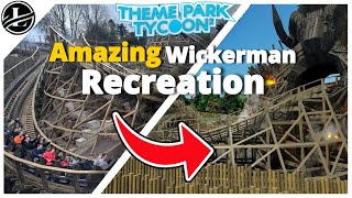 I Toured this AMAZING Wickerman Recreation Inside of Themepark Tycoon 2