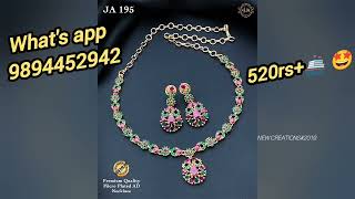 imitation jewellery#premiumqualitynecklace| what'sapp for booking 9894452942 #newfashionjewellery