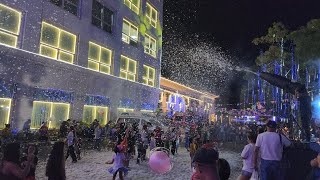 FOAM PARTY AT ILOILO PROVINCIAL CAPITOL