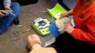 how to give cpr and use an AED