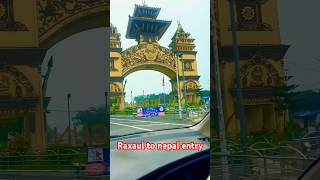 Raxaul to Nepal entrance view