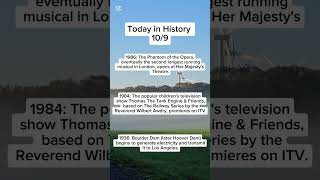 Today in History October 9th #History #otd #todayinhistory