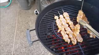 Grilled Shrimp with Peanut Sauce