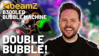 Bubbles + Lights? BeamZ B300LED Bubble Machine - Demo & Features