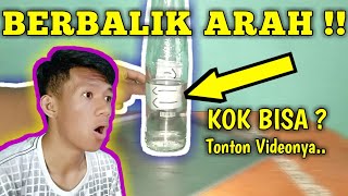 Menakjubkan!! Panah berbalik arah ketika botol di isikan air | PERCOBAAN SAINS. #1