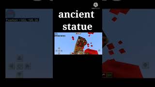 how to make ancient warriors statue in Minecraft for decoration #shorts #minecraft