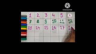 1 to 30 Number counting with colour # shorts