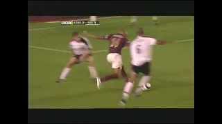 Thierry Henry skill, body feint and wide shot